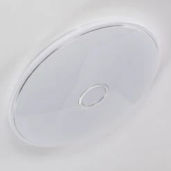 Hofstein Cirque Deckenleuchte LED Chrom, 1-flammig, Fernbedienung, Farbwechsler -LED Leuchten Verkäufe 2022 cirque deckenleuchte h3110539 do1 20