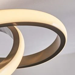 Hofstein Cochato Deckenleuchte LED Nickel-Matt, 1-flammig -LED Leuchten Verkäufe 2022 cochato deckenleuchte h3312704 15