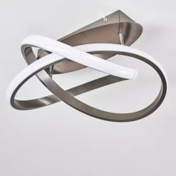 Hofstein Cochato Deckenleuchte LED Nickel-Matt, 1-flammig -LED Leuchten Verkäufe 2022 cochato deckenleuchte h3312704 4