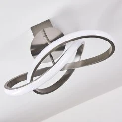 Hofstein Cochato Deckenleuchte LED Nickel-Matt, 1-flammig -LED Leuchten Verkäufe 2022 cochato deckenleuchte h3312704 6