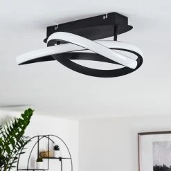 Hofstein Cochato Deckenleuchte LED Schwarz, Wei&szlig;, 2-flammig -LED Leuchten Verkäufe 2022 cochato deckenleuchte h3374689 11