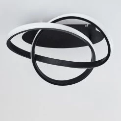 Hofstein Cochato Deckenleuchte LED Schwarz, Wei&szlig;, 2-flammig -LED Leuchten Verkäufe 2022 cochato deckenleuchte h3374689 13