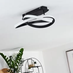 Hofstein Cochato Deckenleuchte LED Schwarz, Wei&szlig;, 2-flammig -LED Leuchten Verkäufe 2022 cochato deckenleuchte h3374689 3