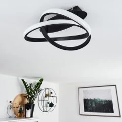Hofstein Cochato Deckenleuchte LED Schwarz, Wei&szlig;, 2-flammig -LED Leuchten Verkäufe 2022 cochato deckenleuchte h3374689 8