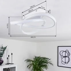 Hofstein Cochato Deckenleuchte LED Weiß, 1-flammig 13 Hofstein Cochato Deckenleuchte LED Weiß, 1-flammig -LED Leuchten Verkäufe 2022 cochato deckenleuchte h3418703 3