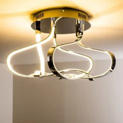 Hofstein Colle Deckenleuchte LED Chrom, 1-flammig -LED Leuchten Verkäufe 2022 colle deckenleuchte h167404 13