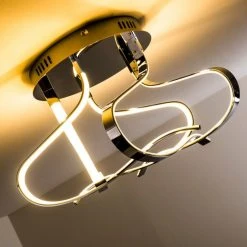 Hofstein Colle Deckenleuchte LED Chrom, 1-flammig -LED Leuchten Verkäufe 2022 colle deckenleuchte h167404 14