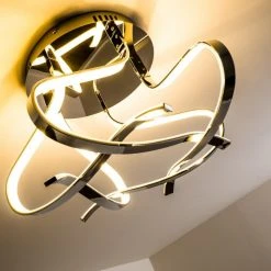 Hofstein Colle Deckenleuchte LED Chrom, 1-flammig -LED Leuchten Verkäufe 2022 colle deckenleuchte h167404 15