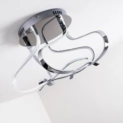 Hofstein Colle Deckenleuchte LED Chrom, 1-flammig -LED Leuchten Verkäufe 2022 colle deckenleuchte h167404 18