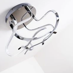 Hofstein Colle Deckenleuchte LED Chrom, 1-flammig -LED Leuchten Verkäufe 2022 colle deckenleuchte h167404 19