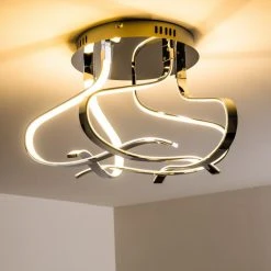 Hofstein Colle Deckenleuchte LED Chrom, 1-flammig -LED Leuchten Verkäufe 2022 colle deckenleuchte h167404 2