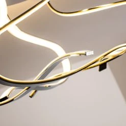 Hofstein Colle Deckenleuchte LED Chrom, 1-flammig -LED Leuchten Verkäufe 2022 colle deckenleuchte h167404 3