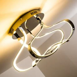 Hofstein Colle Deckenleuchte LED Chrom, 1-flammig -LED Leuchten Verkäufe 2022 colle deckenleuchte h167404 4