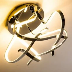 Hofstein Colle Deckenleuchte LED Chrom, 1-flammig -LED Leuchten Verkäufe 2022 colle deckenleuchte h167404 5