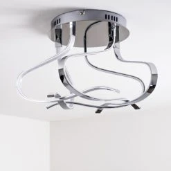 Hofstein Colle Deckenleuchte LED Chrom, 1-flammig -LED Leuchten Verkäufe 2022 colle deckenleuchte h167404 7