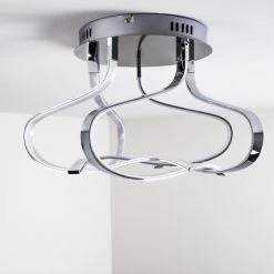Hofstein Colle Deckenleuchte LED Chrom, 1-flammig -LED Leuchten Verkäufe 2022 colle deckenleuchte h167404 8