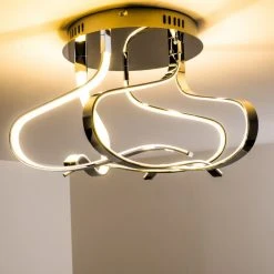 Hofstein Colle Deckenleuchte LED Chrom, 1-flammig -LED Leuchten Verkäufe 2022 colle deckenleuchte h167404 9