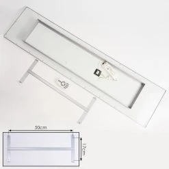 Hofstein Colminy Deckenpanel LED Silber, 1-flammig -LED Leuchten Verkäufe 2022 colminy deckenpanel h3446379 11