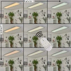 Hofstein Colminy Deckenpanel LED Silber, 1-flammig -LED Leuchten Verkäufe 2022 colminy deckenpanel h3446379 7