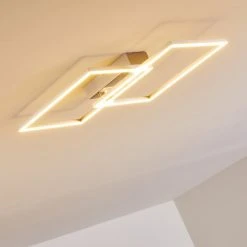 Hofstein Colombero Deckenleuchte LED Silber, 2-flammig, Fernbedienung -LED Leuchten Verkäufe 2022 colombero deckenleuchte h3167649 do2 2