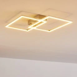 Hofstein Colombero Deckenleuchte LED Silber, 2-flammig, Fernbedienung -LED Leuchten Verkäufe 2022 colombero deckenleuchte h3167649 do2 4