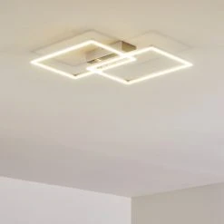 Hofstein Colombero Deckenleuchte LED Silber, 2-flammig, Fernbedienung -LED Leuchten Verkäufe 2022 colombero deckenleuchte h3167649 do2 5