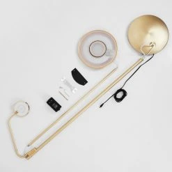 Hofstein Confluencia Deckenfluter LED Messing, 2-flammig -LED Leuchten Verkäufe 2022 confluencia deckenfluter h3590232 4