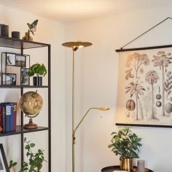 Hofstein Confluencia Deckenfluter LED Messing, 2-flammig -LED Leuchten Verkäufe 2022 confluencia deckenfluter h3590232 6