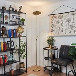 Hofstein Confluencia Deckenfluter LED Messing, 2-flammig -LED Leuchten Verkäufe 2022 confluencia deckenfluter h3590232 8