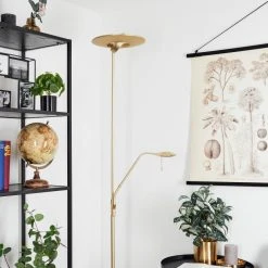 Hofstein Confluencia Deckenfluter LED Messing, 2-flammig -LED Leuchten Verkäufe 2022 confluencia deckenfluter h3590232 9