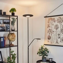 Hofstein Confluencia Deckenfluter LED Schwarz, 2-flammig -LED Leuchten Verkäufe 2022 confluencia deckenfluter h3590263 10