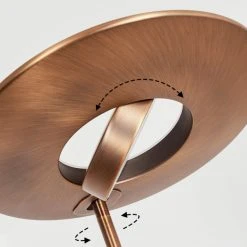 Hofstein Confluencia Deckenfluter LED Bronze, 2-flammig -LED Leuchten Verkäufe 2022 confluencia deckenfluter h3590294 5