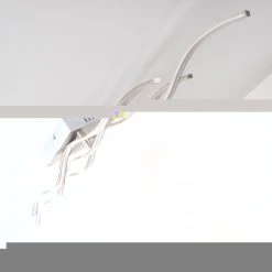 Hofstein Coquitlam Deckenleuchte LED Nickel-Matt, 1-flammig -LED Leuchten Verkäufe 2022 coquitlam deckenleuchte h3008287 4