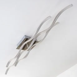 Hofstein Coquitlam Deckenleuchte LED Nickel-Matt, 1-flammig -LED Leuchten Verkäufe 2022 coquitlam deckenleuchte h3008287 5