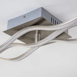 Hofstein Coquitlam Deckenleuchte LED Nickel-Matt, 1-flammig -LED Leuchten Verkäufe 2022 coquitlam deckenleuchte h3008287 6