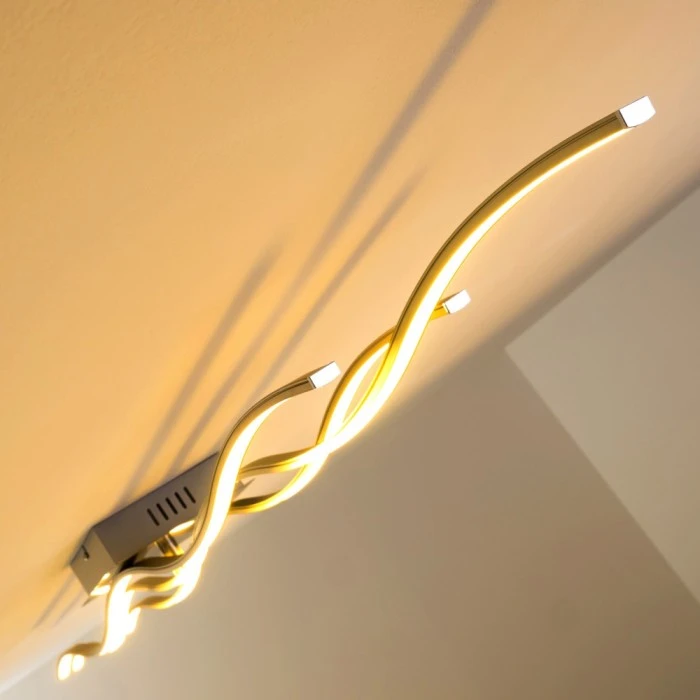 Hofstein Coquitlam Deckenleuchte LED Edelstahl, 3-flammig 13 Hofstein Coquitlam Deckenleuchte LED Edelstahl, 3-flammig – Bild 13