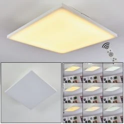 Hofstein Cor LED Panel Wei&szlig;, 1-flammig, Fernbedienung