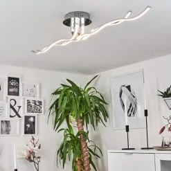 Hofstein Corato Deckenleuchte LED Chrom, 1-flammig -LED Leuchten Verkäufe 2022 corato deckenleuchte h167985 6