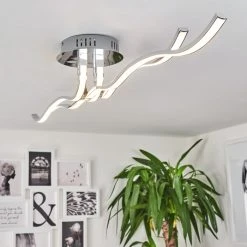 Hofstein Corato Deckenleuchte LED Chrom, 1-flammig -LED Leuchten Verkäufe 2022 corato deckenleuchte h167985 8