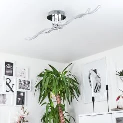 Hofstein Corato Deckenleuchte LED Chrom, 1-flammig -LED Leuchten Verkäufe 2022 corato deckenleuchte h167985 9