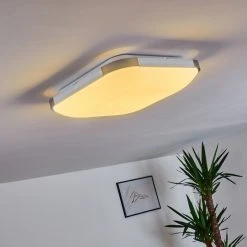 Hofstein Corinth Deckenpanel LED Silber, 1-flammig, Fernbedienung -LED Leuchten Verkäufe 2022 corinth deckenpanel h3333389 16