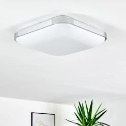 Hofstein Corinth Deckenpanel LED Silber, 1-flammig, Fernbedienung -LED Leuchten Verkäufe 2022 corinth deckenpanel h3333389 4