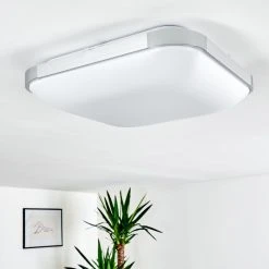 Hofstein Corinth Deckenpanel LED Silber, 1-flammig, Fernbedienung -LED Leuchten Verkäufe 2022 corinth deckenpanel h3333389 7