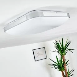 Hofstein Corinth Deckenpanel LED Silber, 1-flammig, Fernbedienung -LED Leuchten Verkäufe 2022 corinth deckenpanel h3333389 8