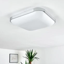 Hofstein Corinth Deckenpanel LED Silber, 1-flammig, Fernbedienung -LED Leuchten Verkäufe 2022 corinth deckenpanel h3333389 9