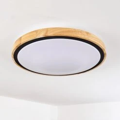 Hofstein Corinto Deckenleuchte LED Schwarz, Naturfarben, 1-flammig -LED Leuchten Verkäufe 2022 corinto deckenleuchte h3459478 7
