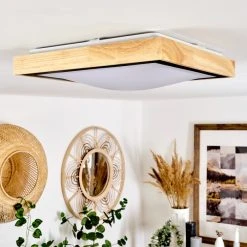 Hofstein Corinto Deckenleuchte LED Schwarz, Naturfarben, 1-flammig -LED Leuchten Verkäufe 2022 corinto deckenleuchte h3459539 9