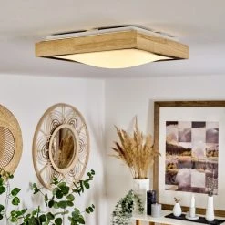 Hofstein Corinto Deckenleuchte LED Schwarz, Naturfarben, 1-flammig -LED Leuchten Verkäufe 2022 corinto deckenleuchte h3570630 6