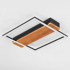 Hofstein Courceaux Deckenleuchte LED Schwarz, Naturfarben, 1-flammig -LED Leuchten Verkäufe 2022 courceaux deckenleuchte h3650677 6