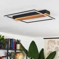 Hofstein Courceaux Deckenleuchte LED Schwarz, Naturfarben, 1-flammig -LED Leuchten Verkäufe 2022 courceaux deckenleuchte h3652992 4